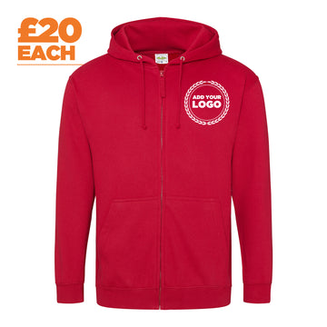 ZIPPED HOODIE