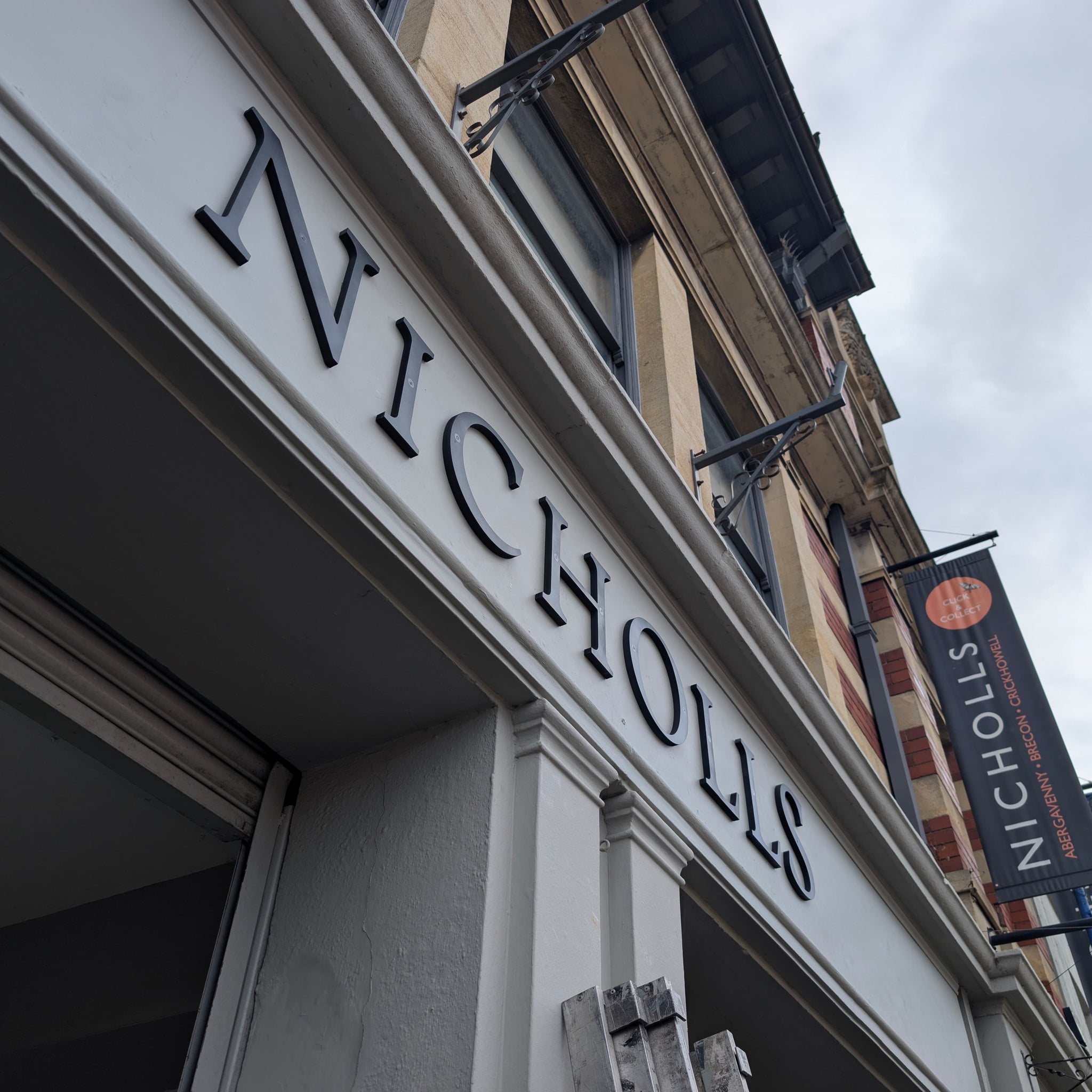 Custom Signage for Nicholls in Abergavenny