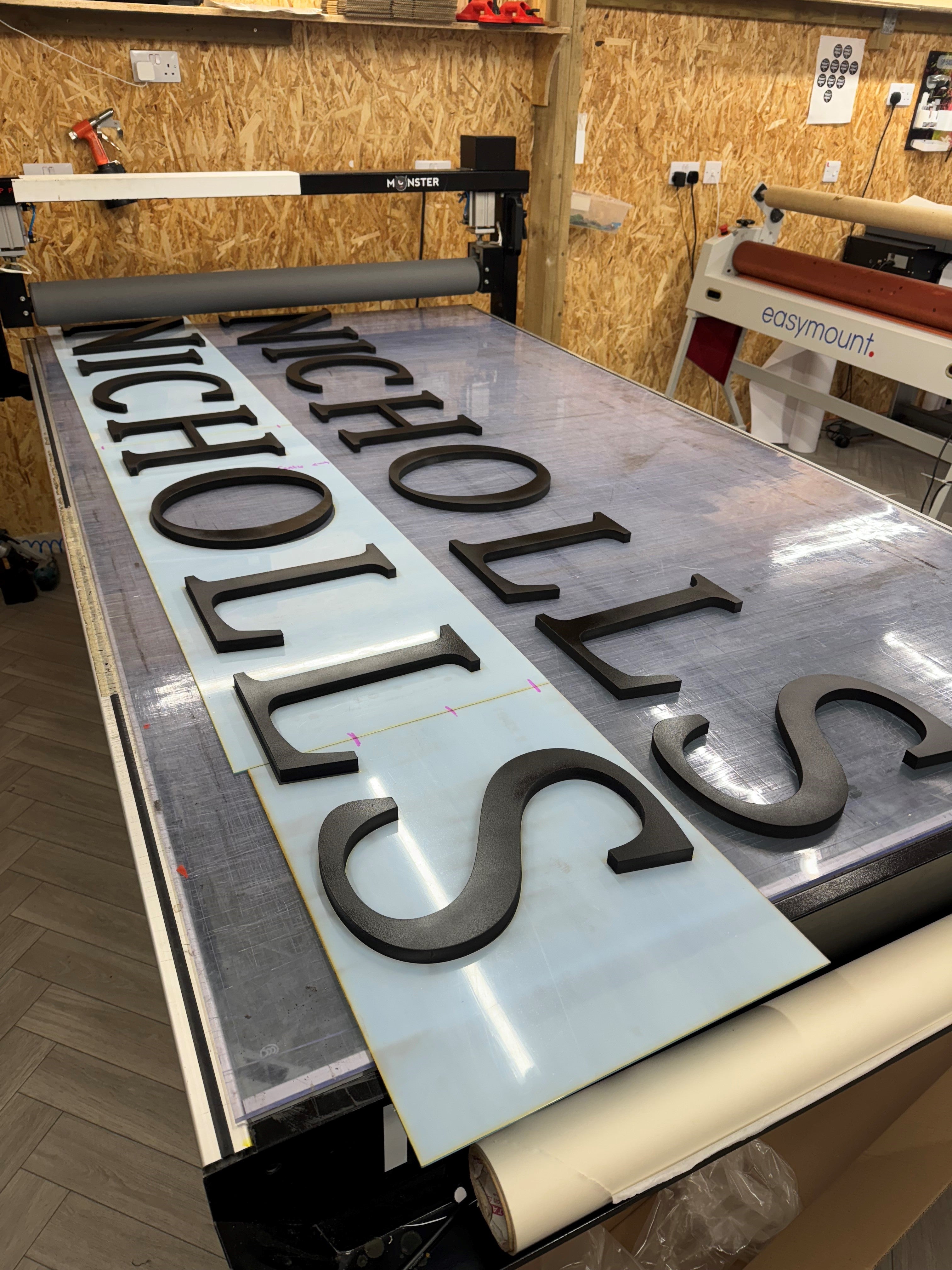 Custom Signage for Nicholls in Abergavenny – Smart Signz