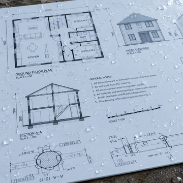 WATERPROOF ARCHITECT PLANS PRINTING