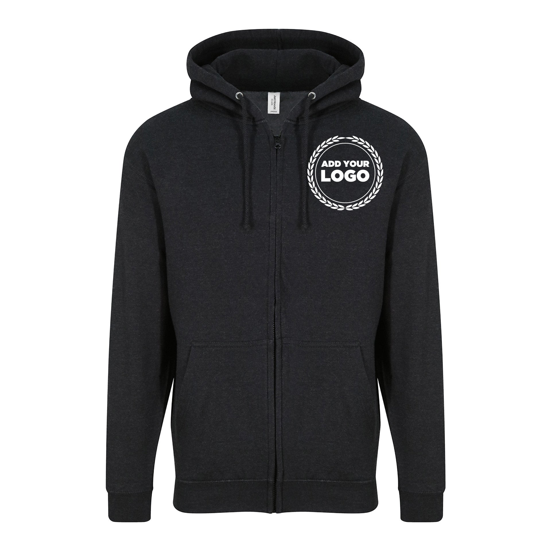 ZIPPED HOODIE - LARGER SIZES