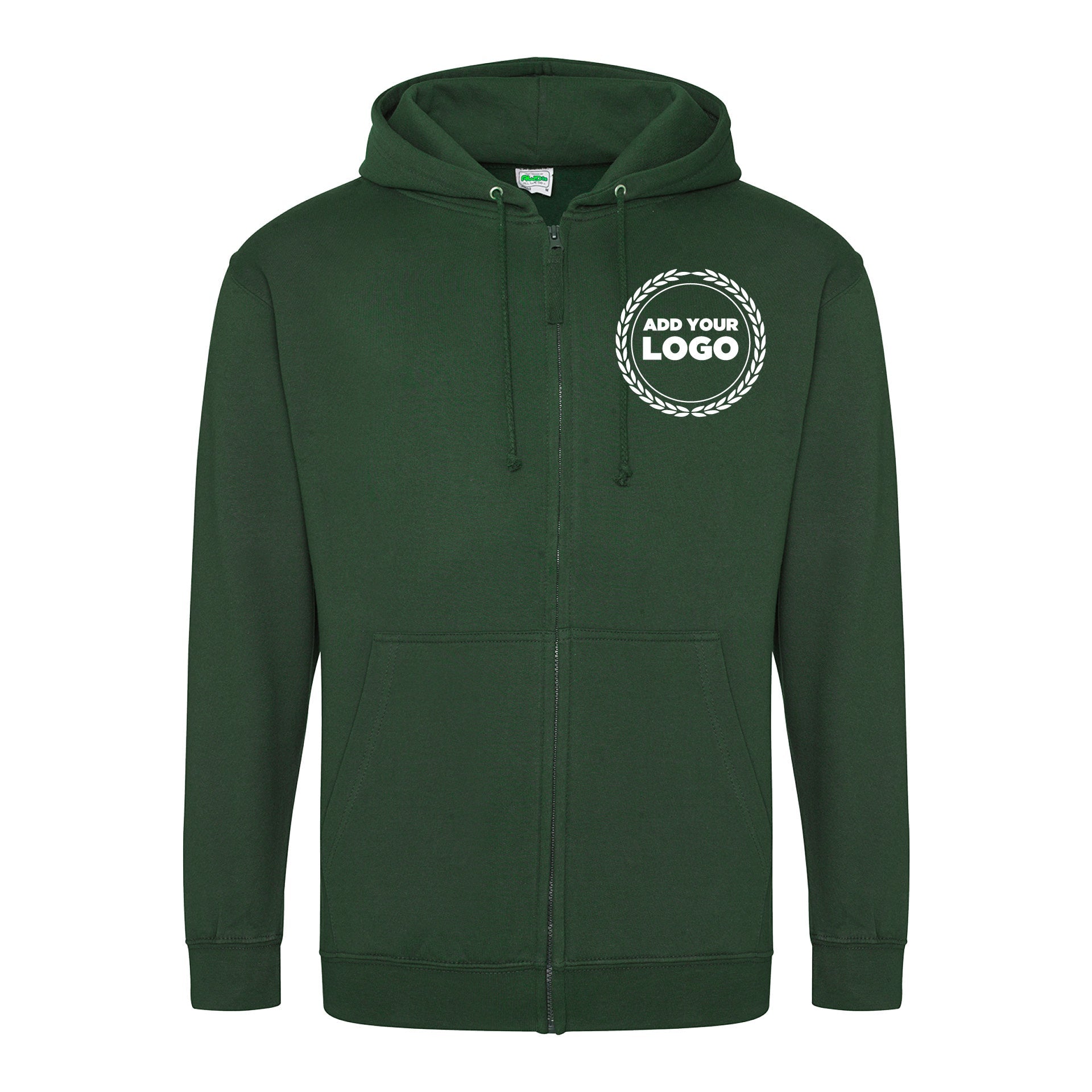 ZIPPED HOODIE - LARGER SIZES