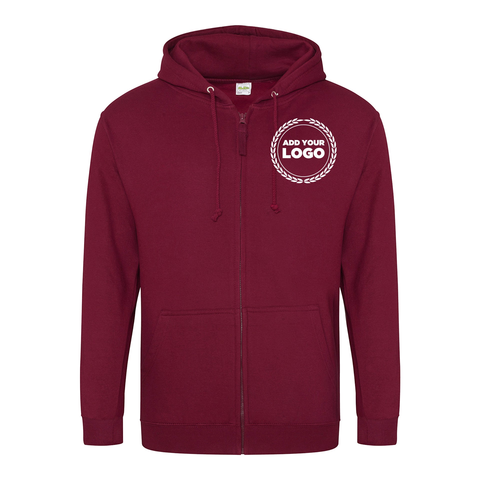 ZIPPED HOODIE - LARGER SIZES