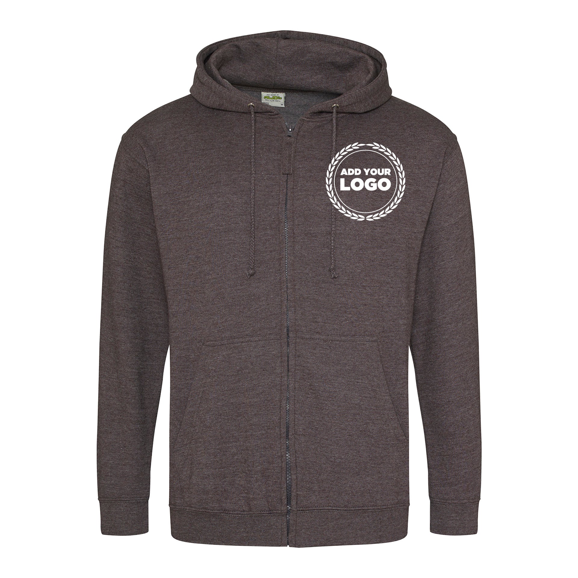 ZIPPED HOODIE - LARGER SIZES