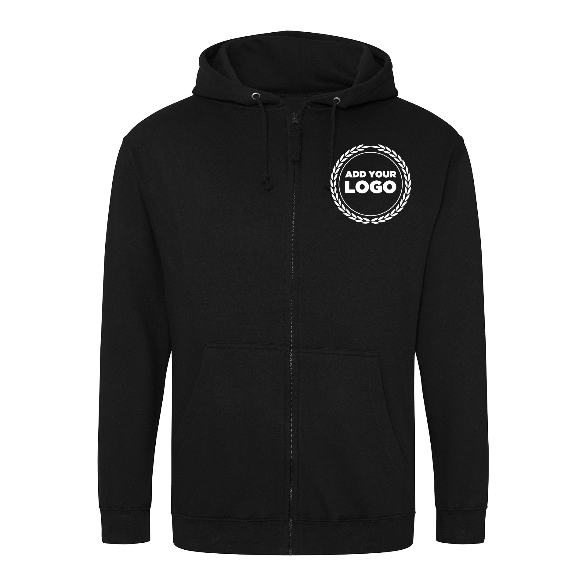 ZIPPED HOODIE - LARGER SIZES