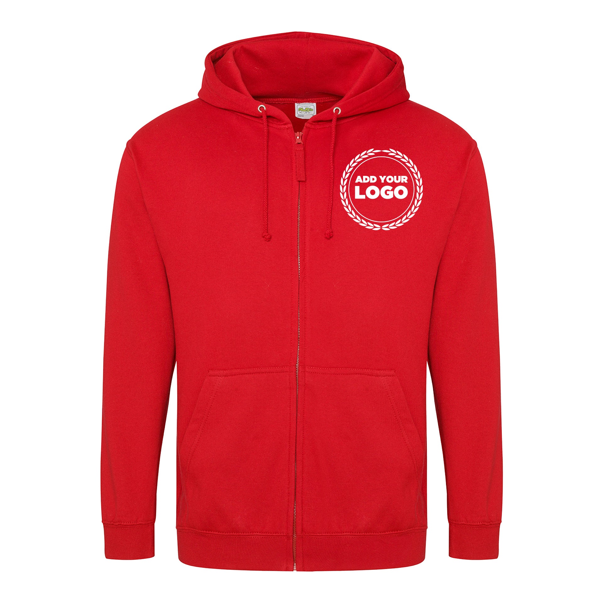 ZIPPED HOODIE - LARGER SIZES