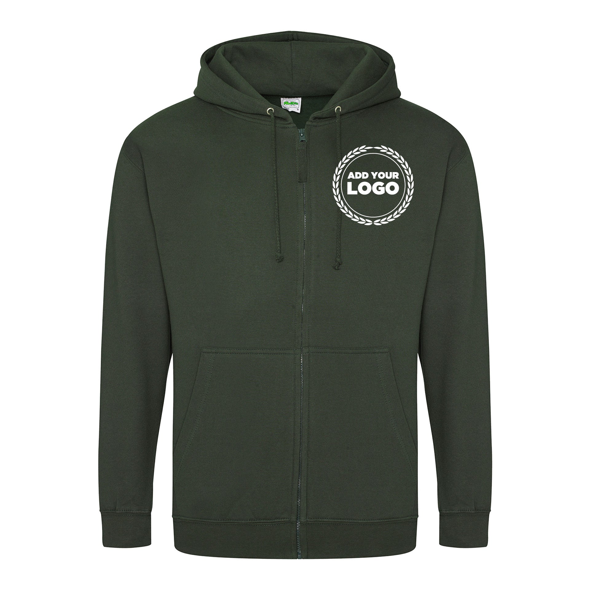 ZIPPED HOODIE - LARGER SIZES