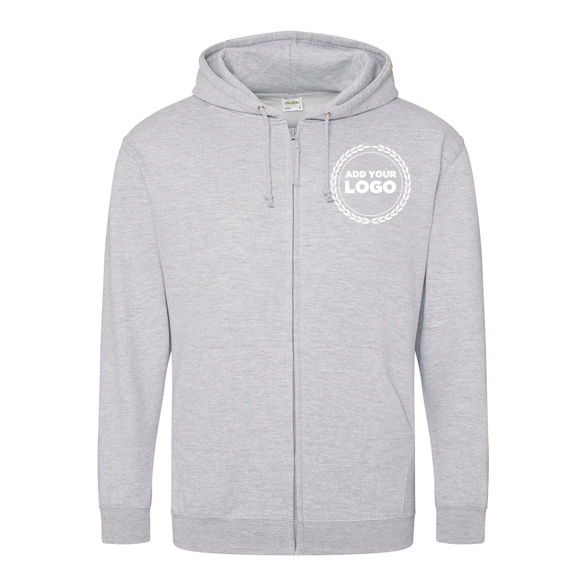 ZIPPED HOODIE - LARGER SIZES