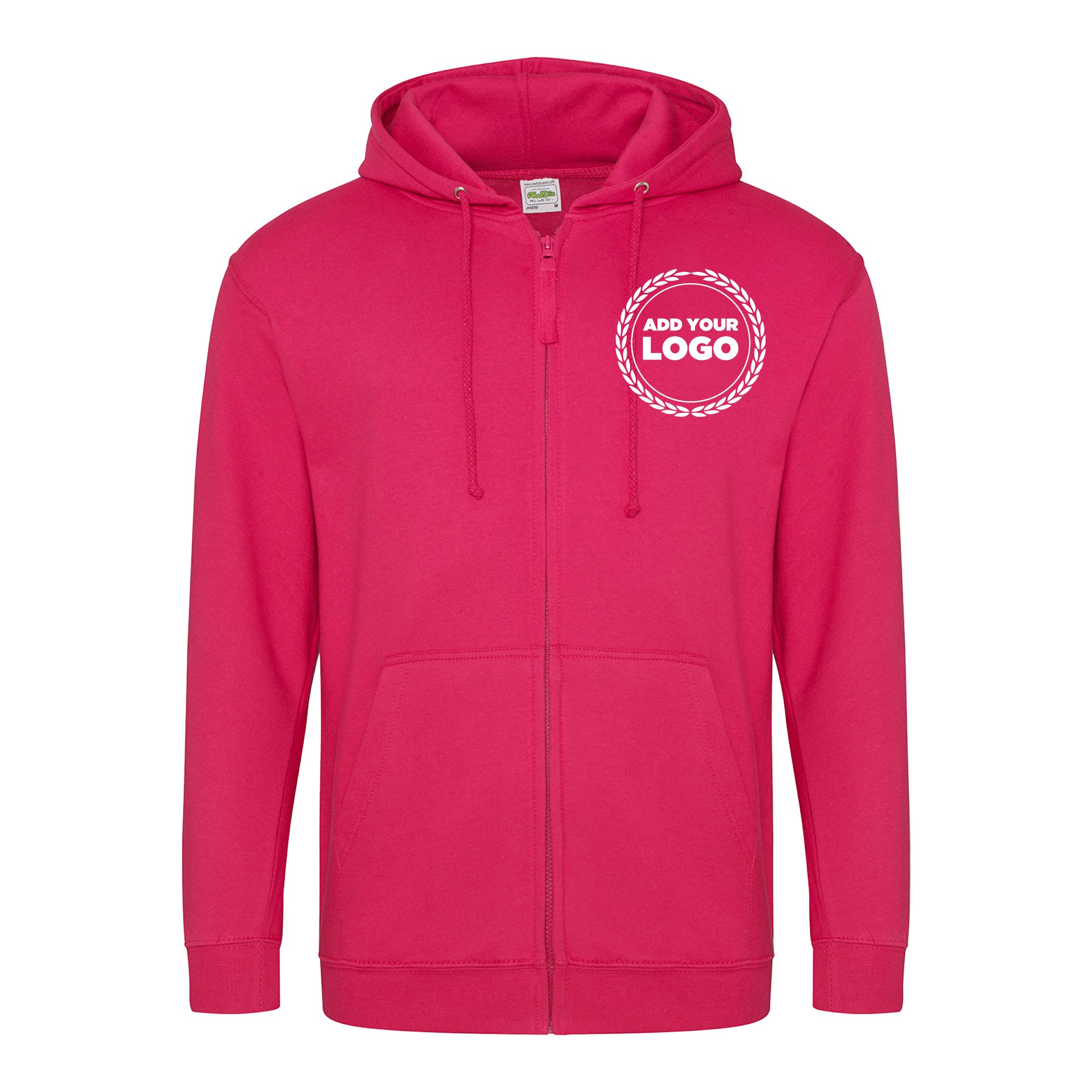 ZIPPED HOODIE - LARGER SIZES