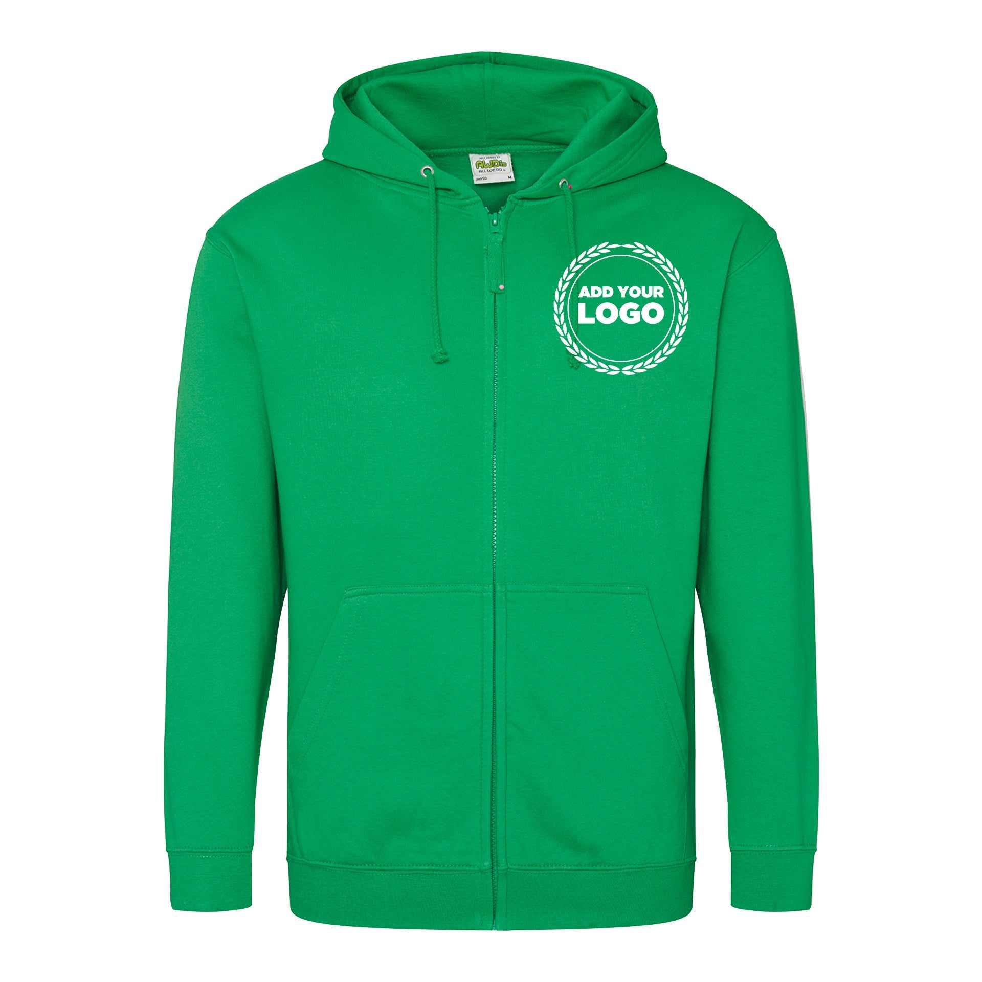 ZIPPED HOODIE - LARGER SIZES