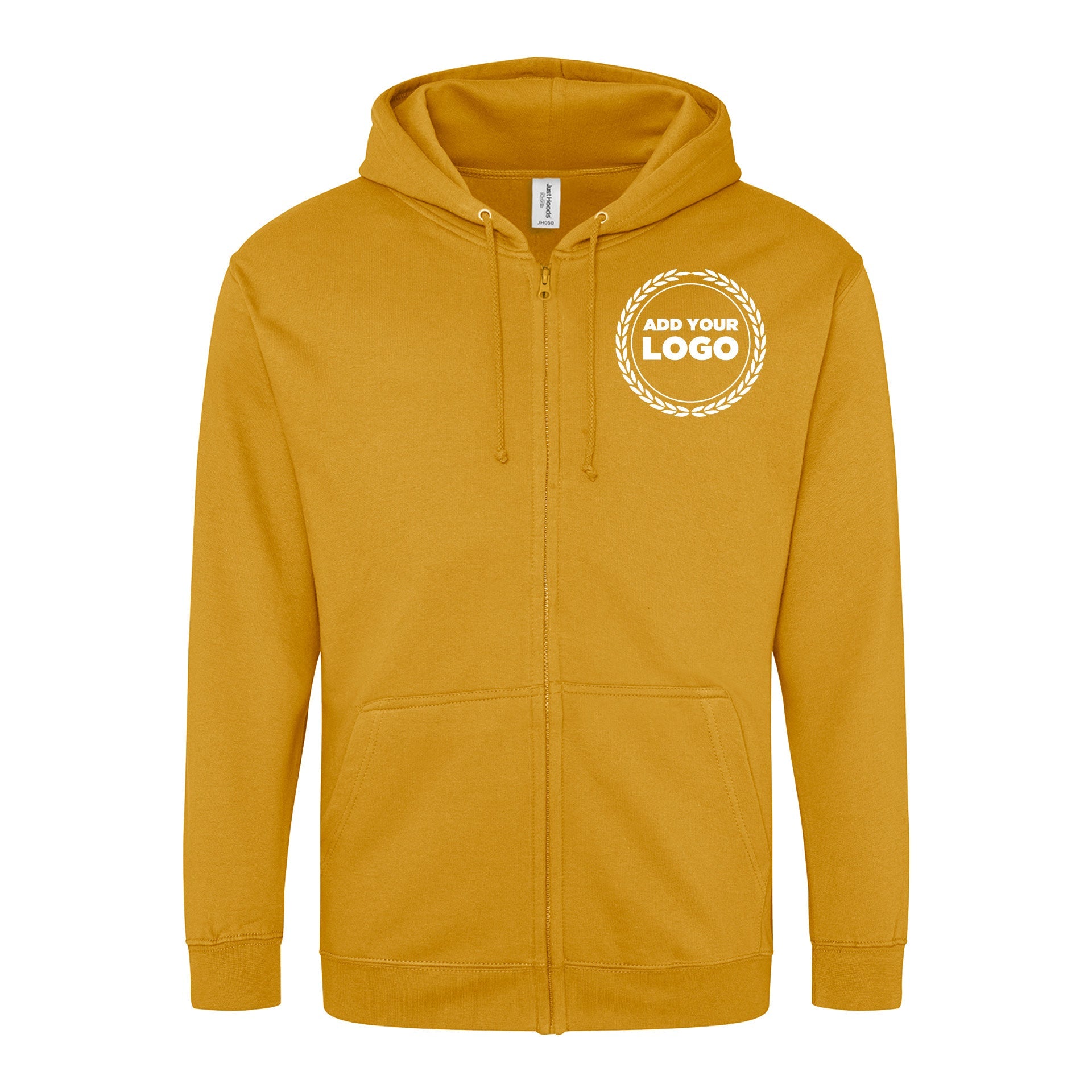 ZIPPED HOODIE - LARGER SIZES