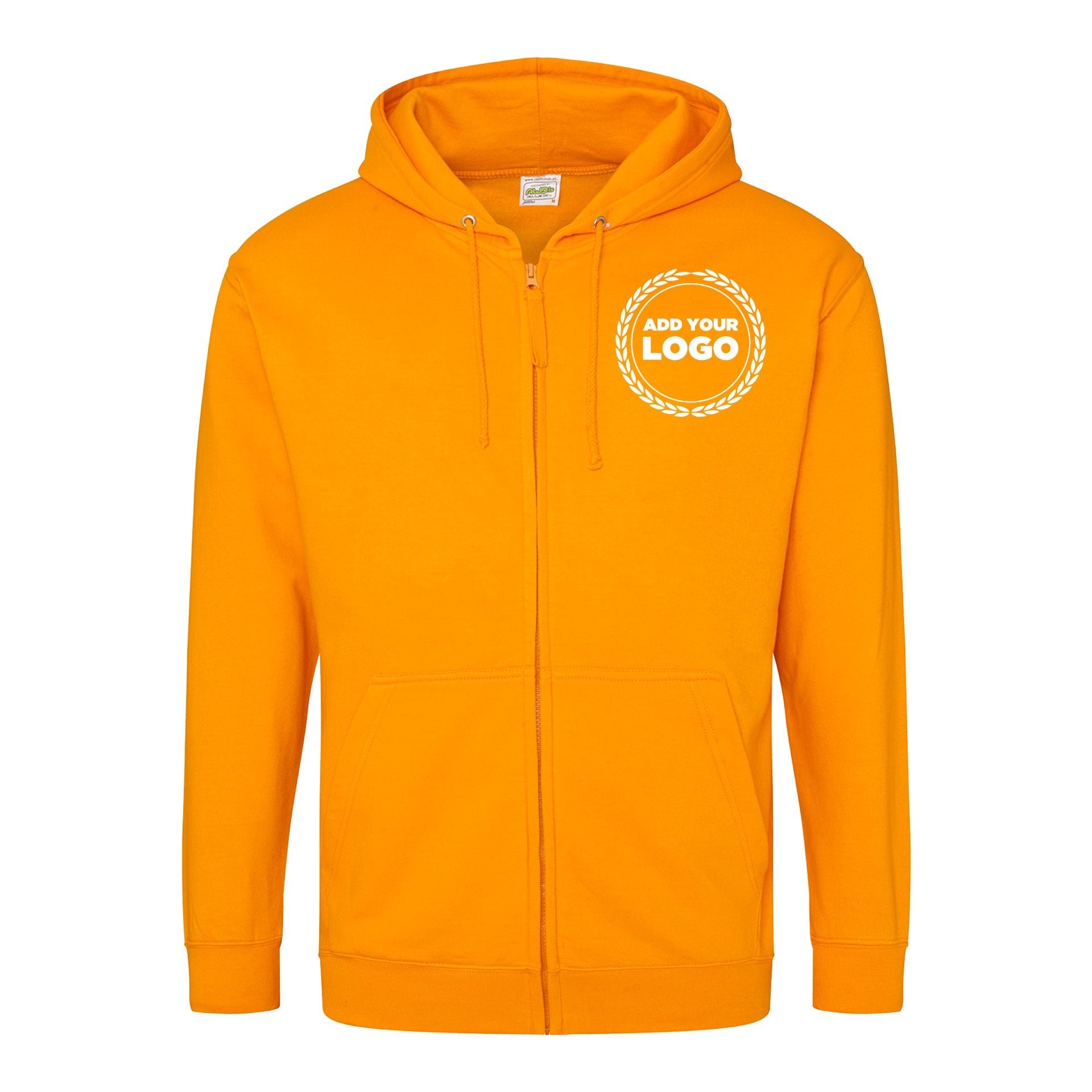 ZIPPED HOODIE - LARGER SIZES