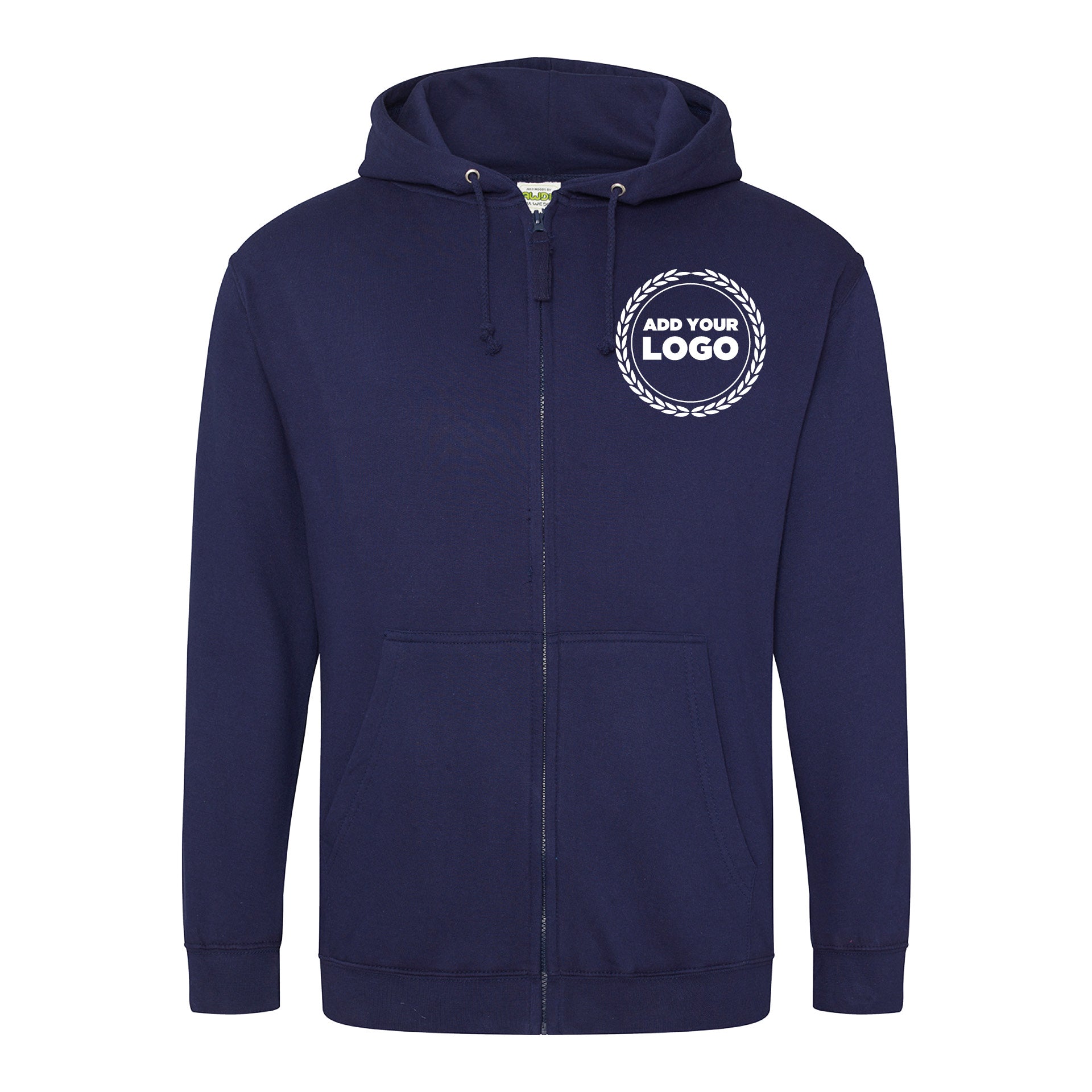ZIPPED HOODIE - LARGER SIZES