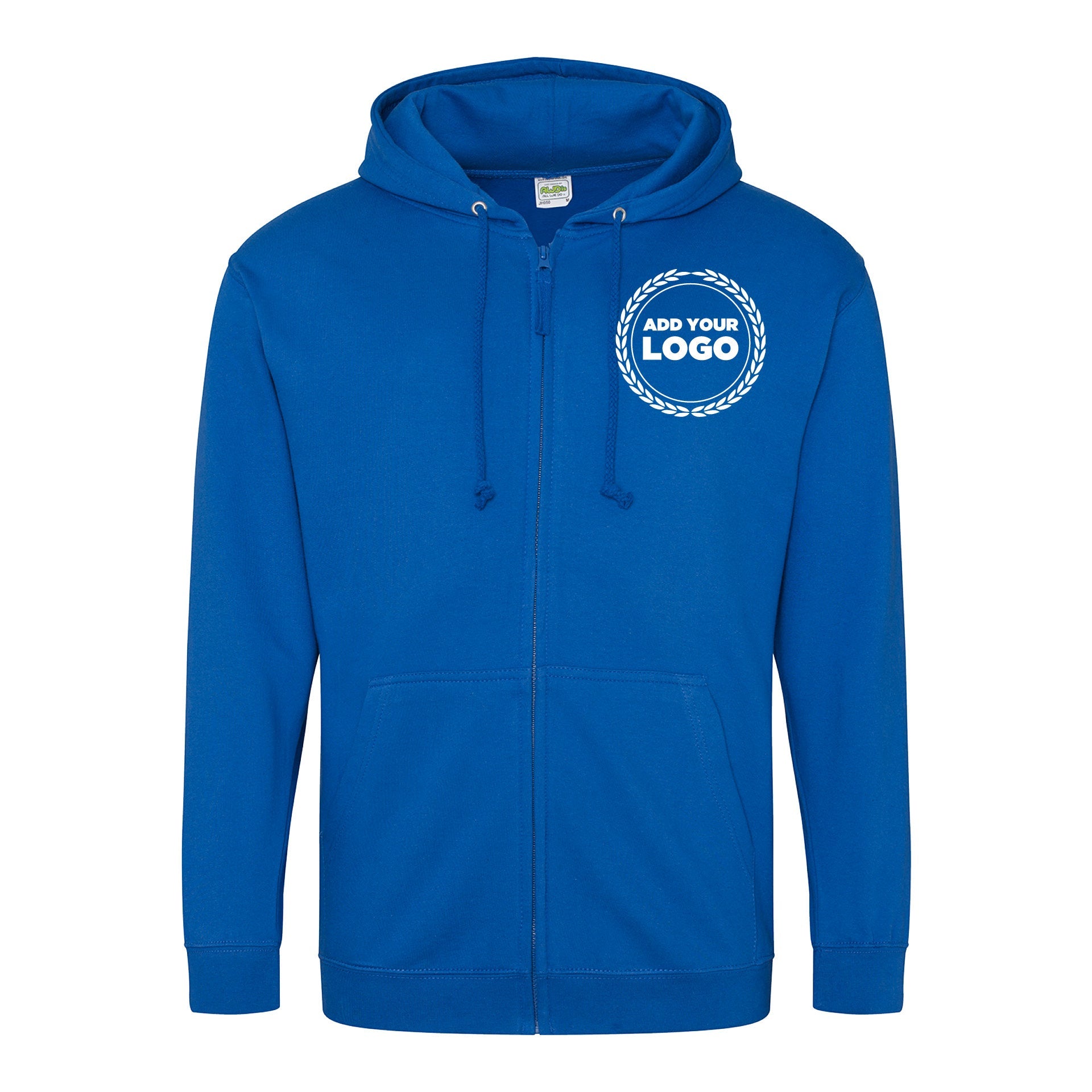ZIPPED HOODIE - LARGER SIZES