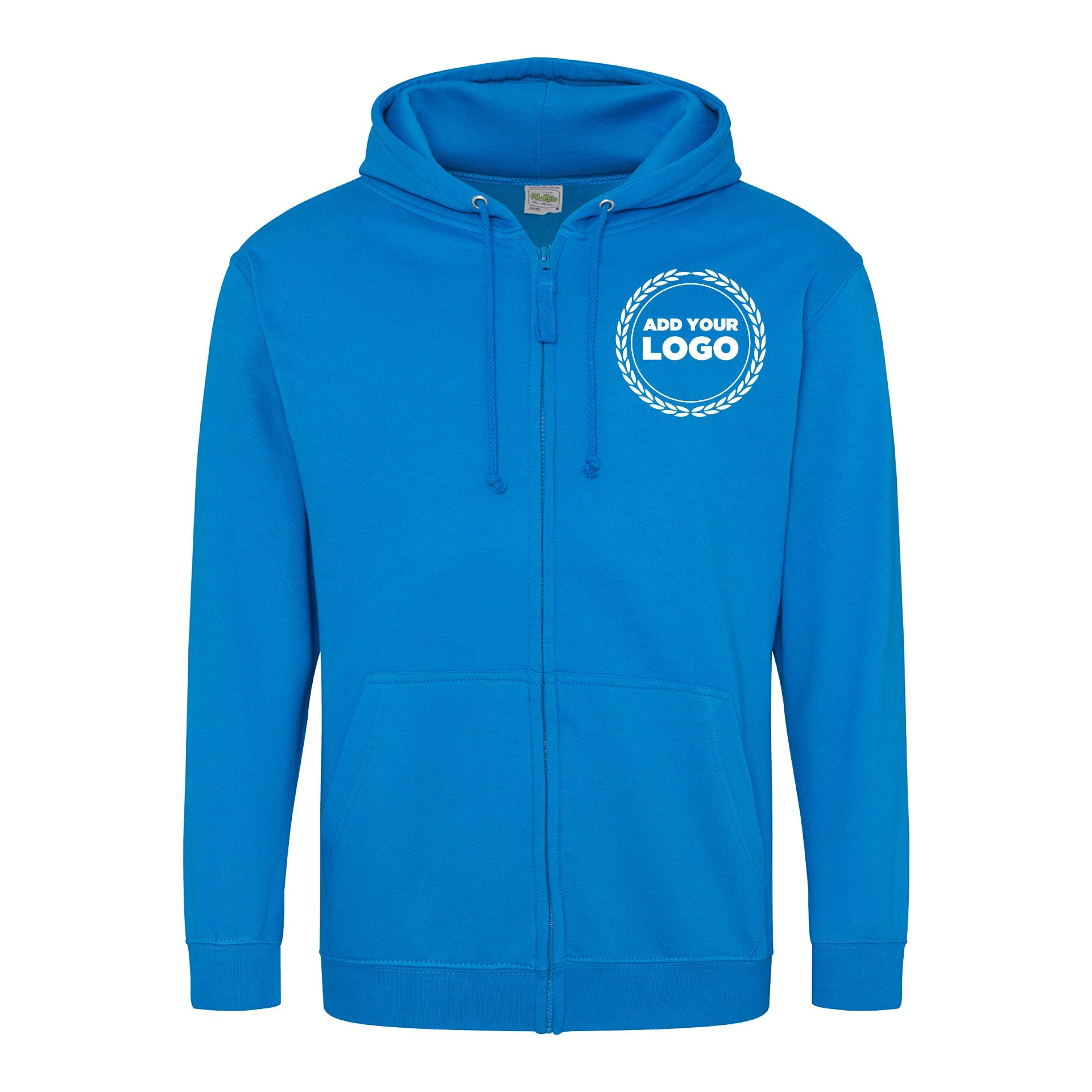 ZIPPED HOODIE - LARGER SIZES