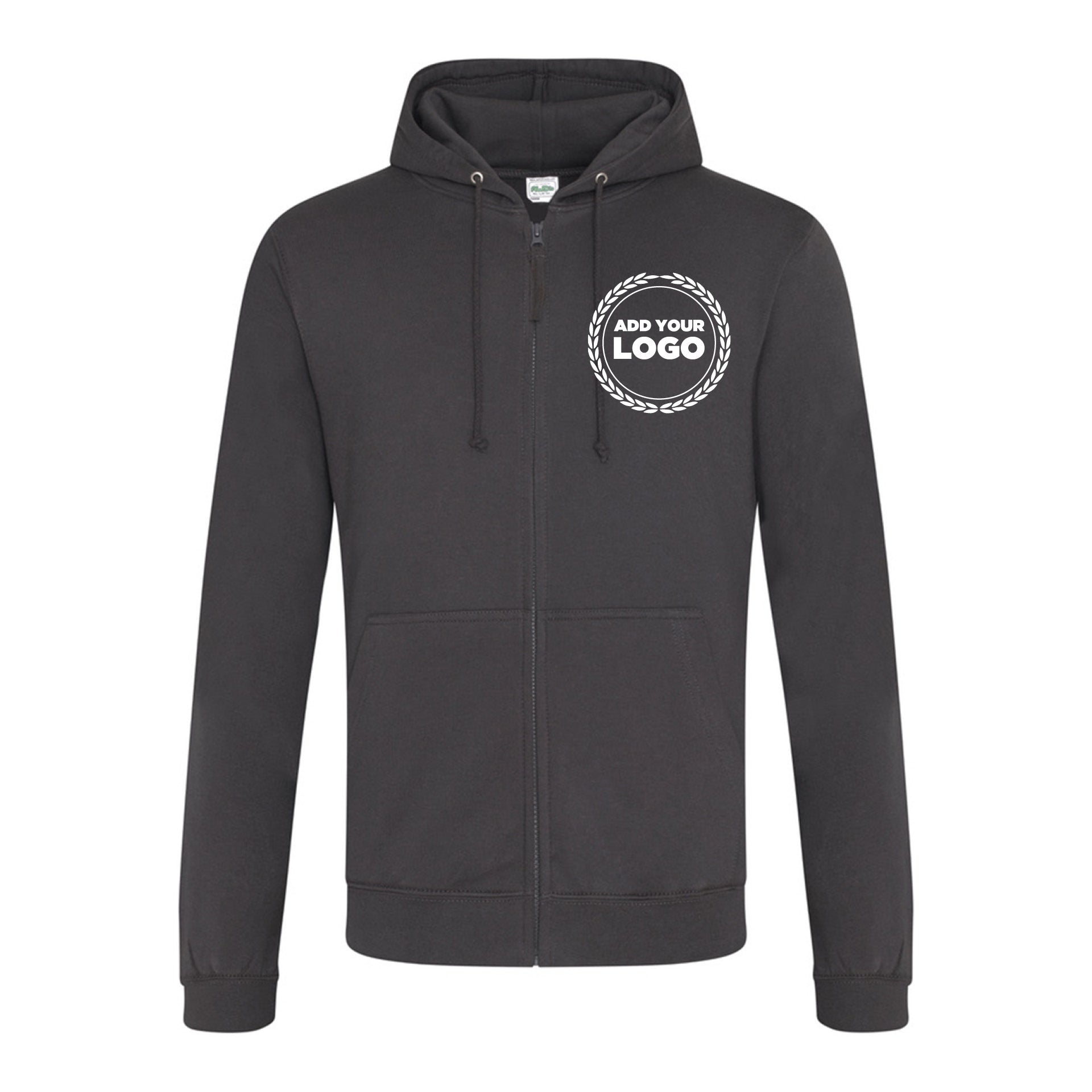 ZIPPED HOODIE - LARGER SIZES
