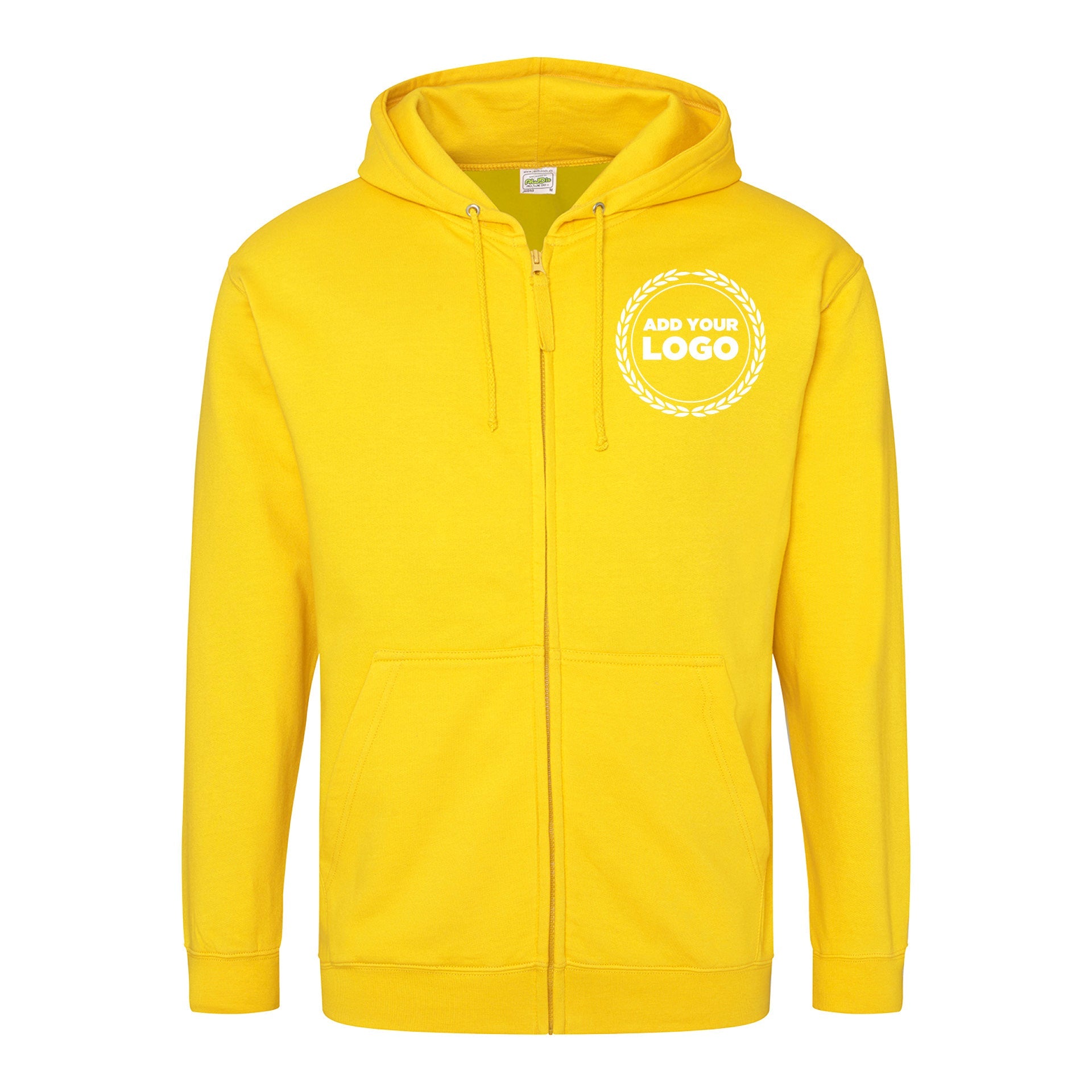 ZIPPED HOODIE - LARGER SIZES